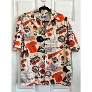 Vintage 1999 Reyn Spooner San Francisco Giants baseball button down shirt small